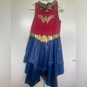 Wonder Woman costume with headpiece and cuffs.  Excellent cond. deluxe